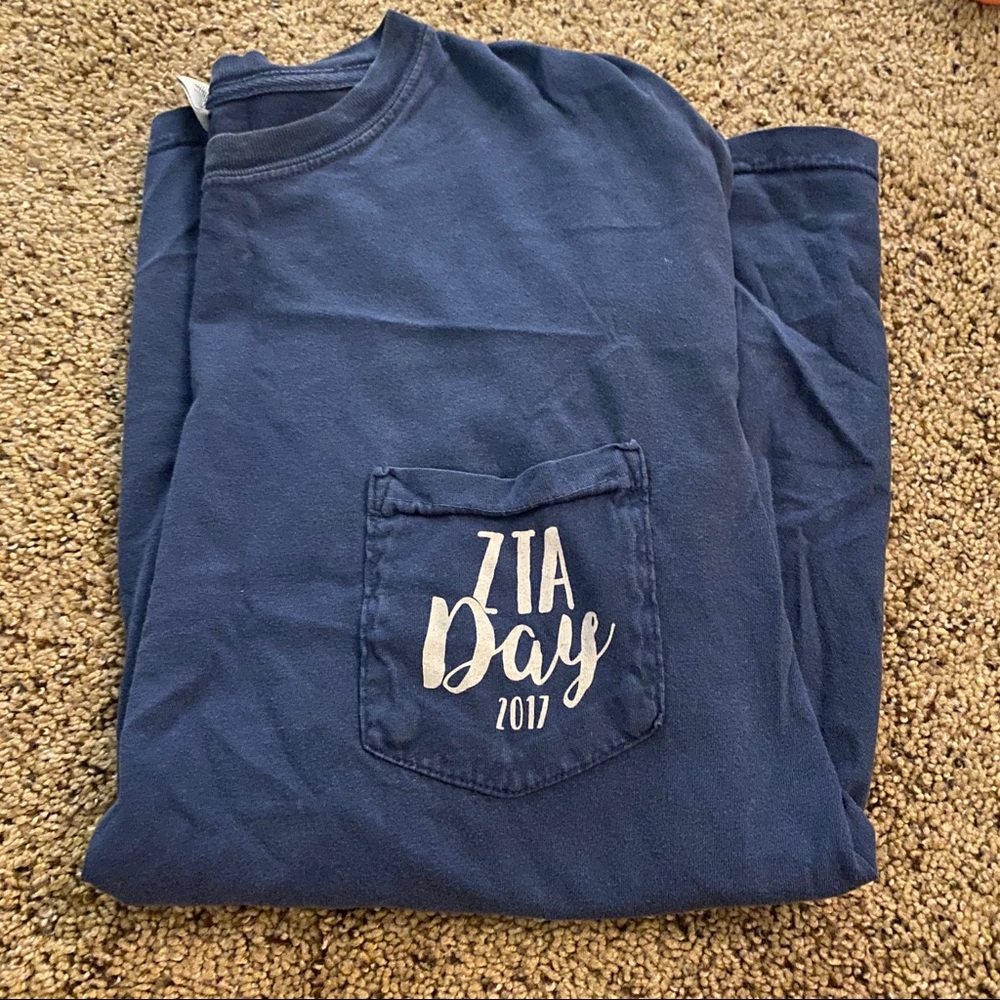 SOLD Zeta Tau Alpha Comfort Colors Shirt